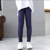 2-12T Kid Girl Korean Thin Milk Shredded Leggings Pants