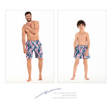 Parent-child Swimsuit Family Wear New Bikini Beach Pants Elastic Waist Swimsuit