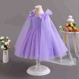 Kid Girls Birthday Violin Piano Host Performance Party Wedding Dress