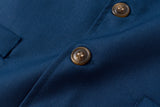 18M-6Y Kid Baby Boy Navy Blue Gentleman Suit 4 Pcs Set