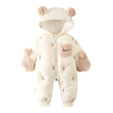 Baby Winter Thick Jumpsuit Down Cotton Rompers