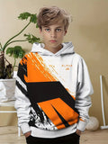 3-12T Kid Boy Girl Long-sleeved 3D Digital Game Console Astronaut Print Hoodie