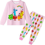 Kid Baby Boy Girl Spring Autumn Pajamas Rainbow Friends Casual Homewear