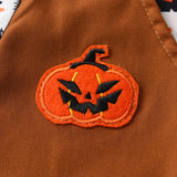 Halloween Pumpkin Costume Children's Clothes Baby Wizard Hat Three-piece Boy Suit