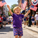 Baby Boy Independence Day Casual Short Sleeve 2 Pcs Set