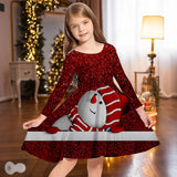 Girls Dress Romantic Color Playful Cartoon Cute Girls Dress