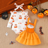 Halloween Baby Girl Cute Ghost Chapter 2 Pcs Sets