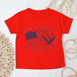Kid Boy Girl USA Independence Day Fashion Short Sleeve T-Shirt Summer Top
