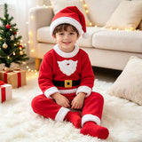 1-10T Kids Baby Boy Christmas Party Suit 3-piece Set