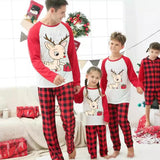 Family Matching Parent-child Family Happy Deer Christmas Pajamas Loungewear