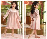 Kid Pure Cotton Foreign Style Loungewear Pajamas