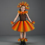 Halloween Children's Animal Role-playing Costume Lion King Costume Girls Party Performance