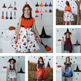 Halloween Dress Pumpkin Witch Cos Cartoon Dress Festival Costume