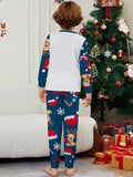 Family Matching Christmas Deer Snowflakes Parent-child Printed Loungewear Pajamas
