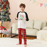 Family Matching Parent-child Christmas Loungewear Plaid Pajamas