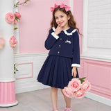 5-12Y Kid Girl Korean College Style 2 Pcs Set
