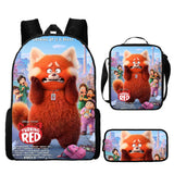 Youth Transformation Record Student Schoolbag 3pcs Set Backpack