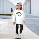 3-12Y Kid Girls MAMA'S MINI Print Casual Sports 2 Pcs Set
