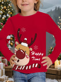 New Girls Cute Casual Fashion High Quality Christmas Women's Long Sleeves