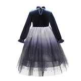 Girls Winter Long Sleeve Snow Queen Elsa Dress