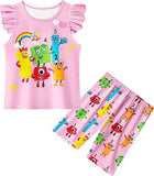 Kid Baby Boy Girl Spring Autumn Pajamas Rainbow Friends Casual Homewear