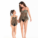 Family Matching Parent-child High-waisted Bikini Lace Sexy Swimsuit