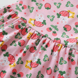 Kid Baby Girl Summer Fashion Cartoon Ruffled Sleeve Dresses Skirts