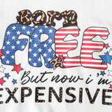 Kid Baby Girls Summer Short-sleeved Independence Day Star Print 2 Pcs Set