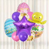 Easter Balloon Bunny Shell Chick Aluminum Festival Party Decoration