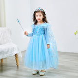 Kid Baby Girl Aisha Catwalk Autumn Christmas Frozen Princess Dresses