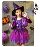 Halloween Kid Baby Girl Witch Costume Dress Sets