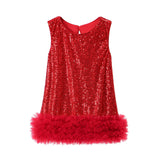 Kid Baby Girls Sequined Tank Princess Dress