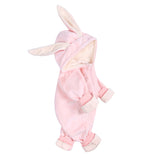 Baby Boy Girl Autumn Winter Rabbit Crawling Velvet Warm Rompers