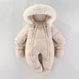 0-24M Baby Newborn Winter Onesie Fleece Padded Rompers