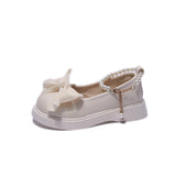 Kid Girl Princess Autumn Soft Western Air Single  Dance Shoes