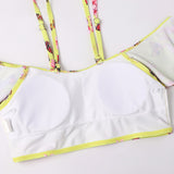 Family Matching Parent-child High Waist Sleeves Split Swimsuit