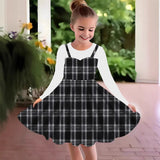 2-10T Kid Girl Fake Personalized Long-sleeved Swing Fashion Trend Dresses