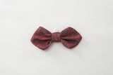 6M-5T Kid Baby Boy Performance Red Plaid Formal Christmas Suit 4 Pcs Set