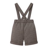 Baby Boy Long Sleeve British Style  Birthday Overalls 2 pcs Set