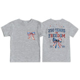 Kid Boy Girl USA Independence Day Printed Crew Neck Short Sleeve T-Shirt