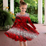 Christmas Fashion Kids Christmas Casual Dress New Year Gifts Christmas