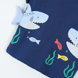Kid Baby Boys Short Sleeve Fashion Printing Crew Neck T-Shirt