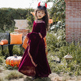 Halloween Costume Kids Vintage Court Style Vampire Witch Costume Little Red Riding Hood