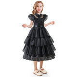 Girls Dress Fluffy Princess Dress Drama with The Ball Dress Dress Black Dress