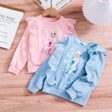 Aisha's New Girls Long Sleeved Hoodie, Children's Stylish Princess, Baby Casual Autumn Clothes