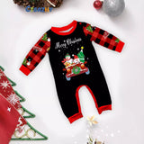 Family Matching Wind Thousand Fun Club Parent-Child Snowman Christmas Pajamas