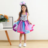 Kid Baby Girl Princess Mermaid Bow Tutu Dresses