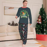 Family Matching Halloween Cartoon Pattern Print Loungewear Pajamas