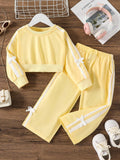 2-8Y Kid Baby Girl Autumn Winter Casual Sports Suit 2 Pcs Set