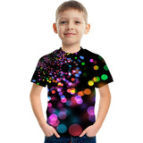 Kid Boy 3D Printed Fashion Short Sleeve T-Shirt Tops